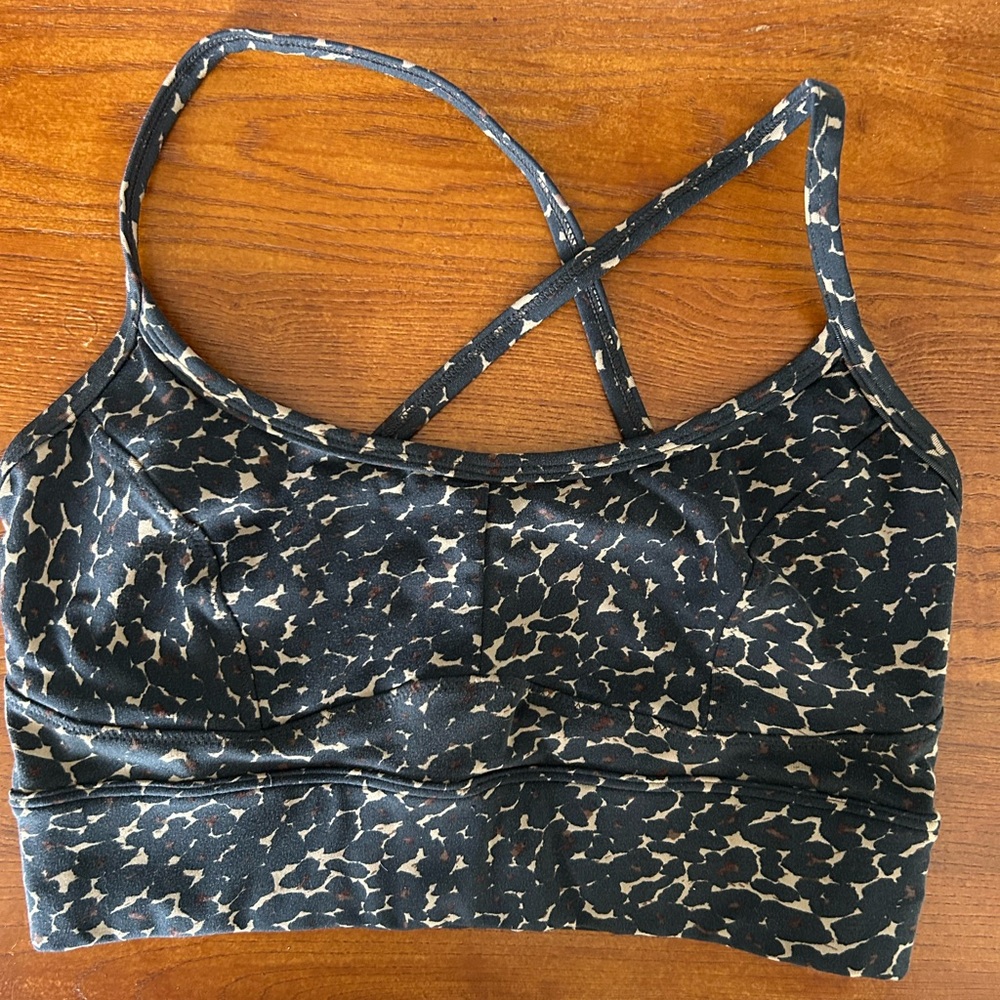 Varley Leopard Sports Bra
